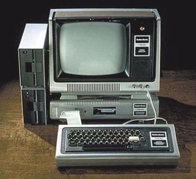 Sitting at my first computer